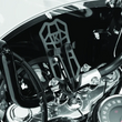 Load image into Gallery viewer, Kuryakyn Free-Flex Device Holder Handlebar Clamp Mount - Side View