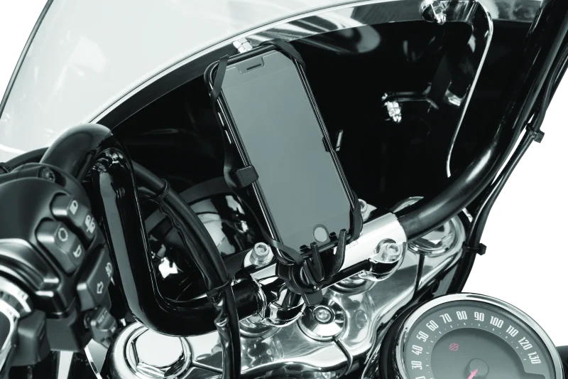 Kuryakyn Free-Flex Device Holder Handlebar Clamp Mount - Detail View
