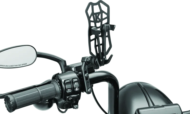 Kuryakyn Free-Flex Device Holder Perch Mount - Side View