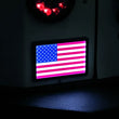 Load image into Gallery viewer, Kuryakyn Freedom Flag LED 4in X 6in Black - Side View