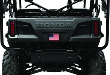 Load image into Gallery viewer, Kuryakyn Freedom Flag LED 4in X 6in Black - Back View