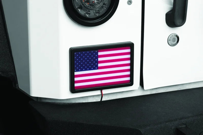 Kuryakyn Freedom Flag LED 4in X 6in Black - Additional View 6