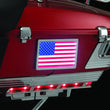 Load image into Gallery viewer, Kuryakyn Freedom Flag LED 4in X 6in Chrome - Side View