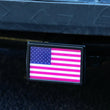 Load image into Gallery viewer, Kuryakyn Freedom Flag LED Hitch Cover Black - Installation View