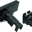 Load image into Gallery viewer, Kuryakyn Freedom Flag LED Hitch Cover Black - Side View