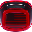 Load image into Gallery viewer, Kuryakyn Freedom Taillight Red Lens With License Light