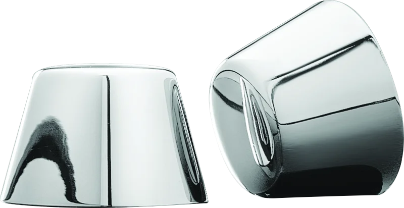 Kuryakyn Front Axle Nut Caps Chrome - Main Product View