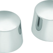Load image into Gallery viewer, Kuryakyn Front Axle Nut Caps Chrome - Main Product View