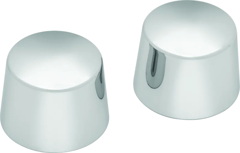 Kuryakyn Front Axle Nut Caps Chrome - Main Product View