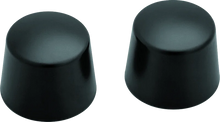 Load image into Gallery viewer, Kuryakyn Front Axle Nut Caps Satin Black - Main Product View