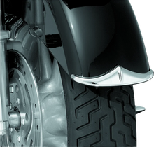 Load image into Gallery viewer, Kuryakyn Front Fender Accent Leading Edge Chrome - Side View