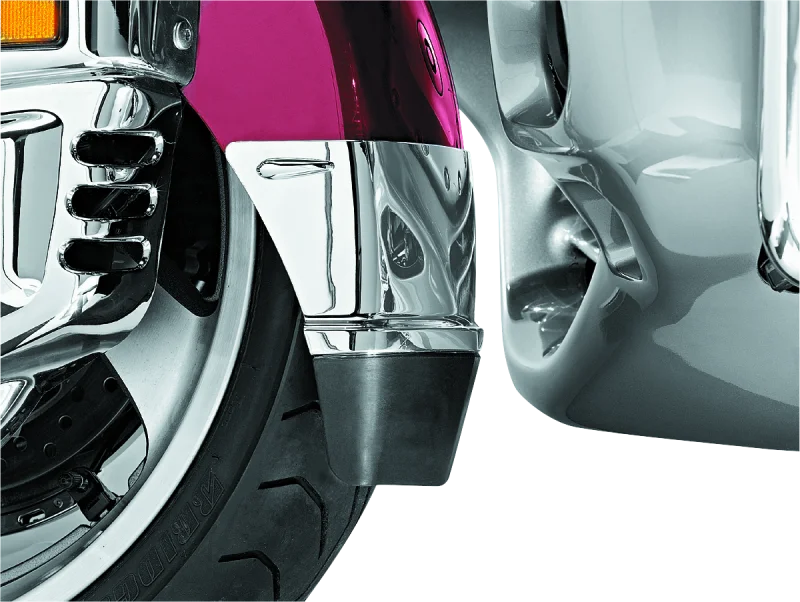 Kuryakyn Front Fender Extension With Mud Flap 01-17 Honda GL1800 Chrome