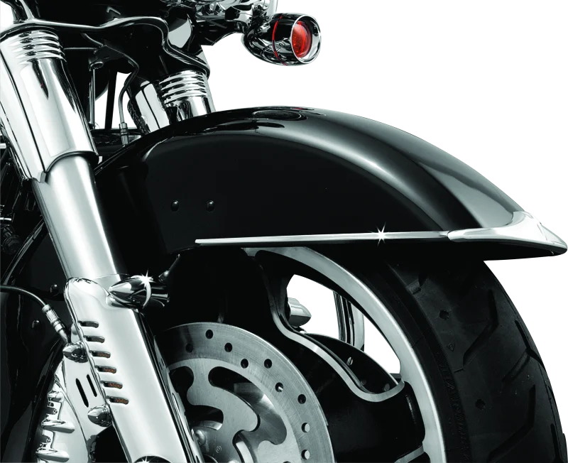 Kuryakyn Front Fender Side Trim Chrome - Side View