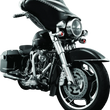 Load image into Gallery viewer, Kuryakyn Front Fender Side Trim Chrome - Installation View