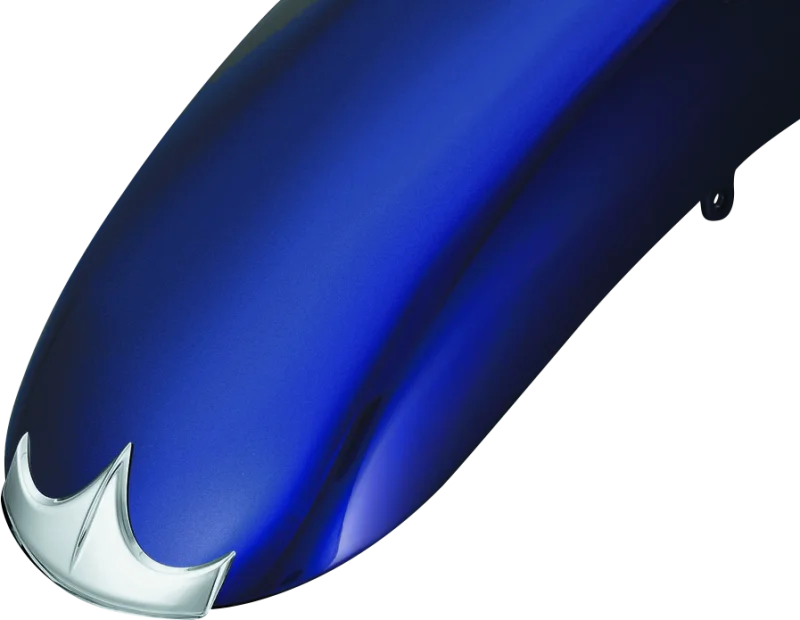 Kuryakyn Front Fender Tip Chrome - Side View