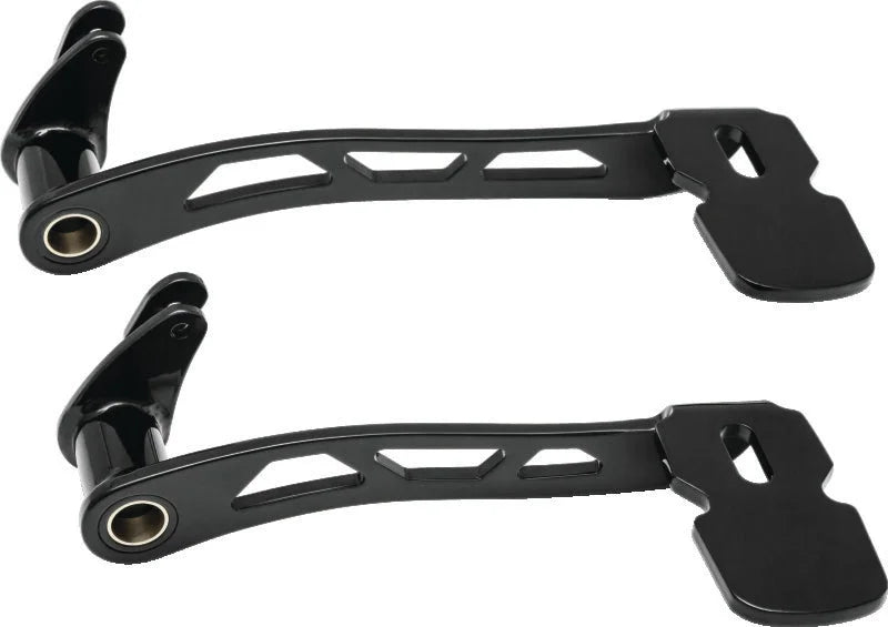 Kuryakyn Girder Brake Pedal With Lowers Black - Side View