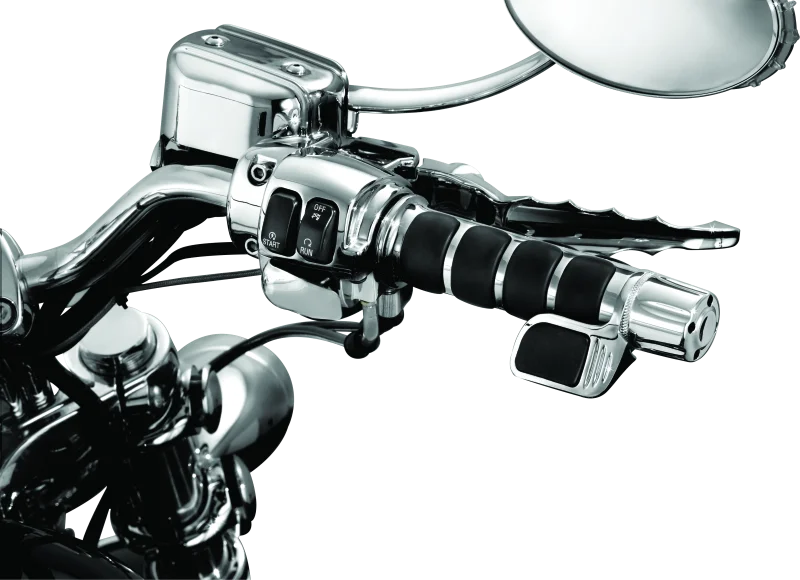 Kuryakyn Grip End Weights Chrome - Detail View