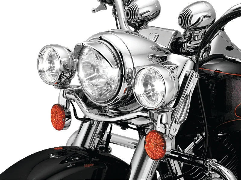 Kuryakyn Headlight Visor 7in Headlight - Side View