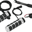 Load image into Gallery viewer, Kuryakyn Heated ISO Grips Cable Chrome - Main Product View