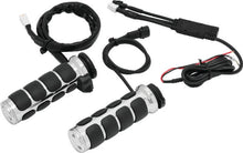 Load image into Gallery viewer, Kuryakyn Heated ISO Grips Cable Chrome - Main Product View