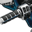 Load image into Gallery viewer, Kuryakyn Heated ISO Grips Cable Chrome - Side View
