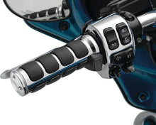 Load image into Gallery viewer, Kuryakyn Heated ISO Grips Cable Chrome - Side View