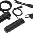 Load image into Gallery viewer, Kuryakyn Heated ISO Grips Dual Cable Gloss Black - Main Product View