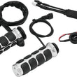 Load image into Gallery viewer, Kuryakyn Heated ISO Grips Throttle-By-Wire Chrome - Main Product View