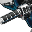 Load image into Gallery viewer, Kuryakyn Heated ISO Grips Throttle-By-Wire Chrome - Side View