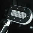Load image into Gallery viewer, Kuryakyn Heavy Industry Brake Pedal 80-Up FL Models Chrome - Detail View