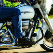 Load image into Gallery viewer, Kuryakyn Heavy Industry Brake Pedal Satin Black - Side View