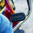 Load image into Gallery viewer, Kuryakyn Heavy Industry Brake Pedal Satin Black - Back View
