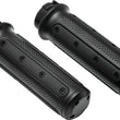 Load image into Gallery viewer, Kuryakyn Heavy Industry Grips Dual Cable Black - Main Product View