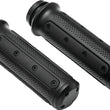 Load image into Gallery viewer, Kuryakyn Heavy Industry Grips Throttle-By-Wire Black - Main Product View