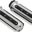 Load image into Gallery viewer, Kuryakyn Heavy Industry Grips Throttle-By-Wire Chrome - Main Product View
