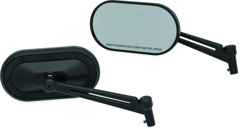 Kuryakyn Heavy Industry Mirrors Black - Main Product View