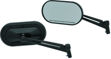 Load image into Gallery viewer, Kuryakyn Heavy Industry Mirrors Black - Main Product View
