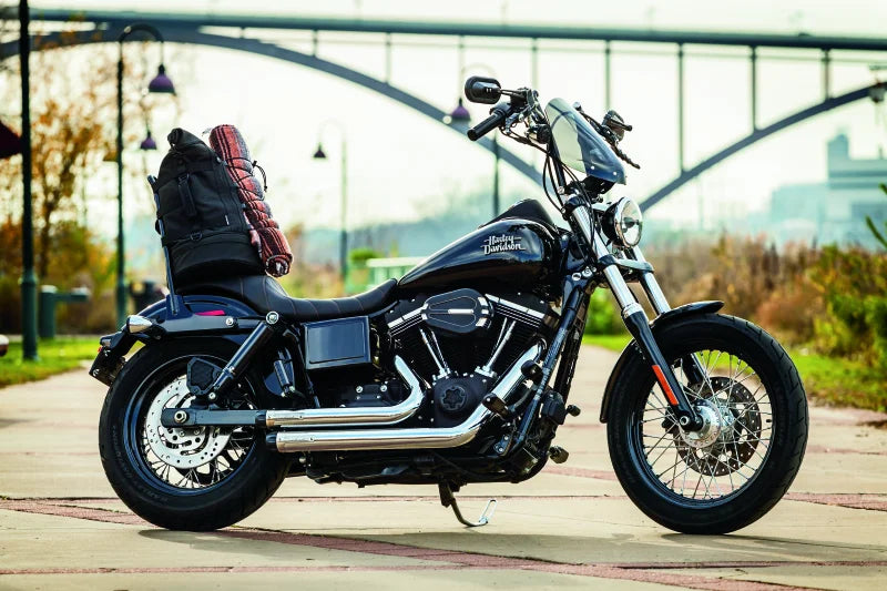 Kuryakyn Heavy Industry Mirrors Black - Side View