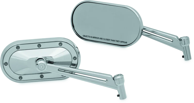 Kuryakyn Heavy Industry Mirrors Chrome - Main Product View