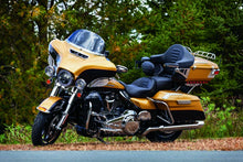 Load image into Gallery viewer, Kuryakyn Heavy Industry Mirrors Chrome/Black - Back View