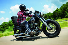 Load image into Gallery viewer, Kuryakyn Heavy Industry Mirrors Satin Black &amp; Chrome - Side View