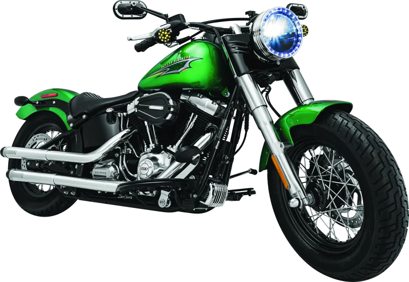 Kuryakyn Heavy Industry Mirrors Satin Black & Chrome - Additional View 6