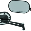 Load image into Gallery viewer, Kuryakyn Heavy Industry Mirrors Satin Black &amp; Chrome - Main Product View
