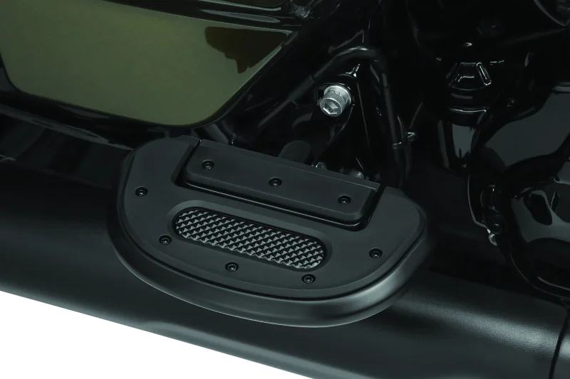 Kuryakyn Heavy Industry Passenger Floorboard Without Adapter Black - Detail View