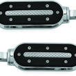Load image into Gallery viewer, Kuryakyn Heavy Industry Pegs With Adapters Chrome - Main Product View