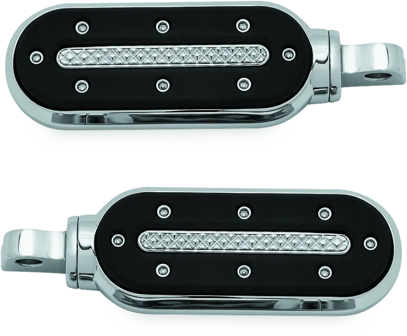 Kuryakyn Heavy Industry Pegs With Adapters Chrome - Main Product View