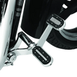 Load image into Gallery viewer, Kuryakyn Heavy Industry Pegs With Adapters Chrome - Side View