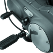 Load image into Gallery viewer, Kuryakyn Heavy Industry Pegs With Adapters Satin Black