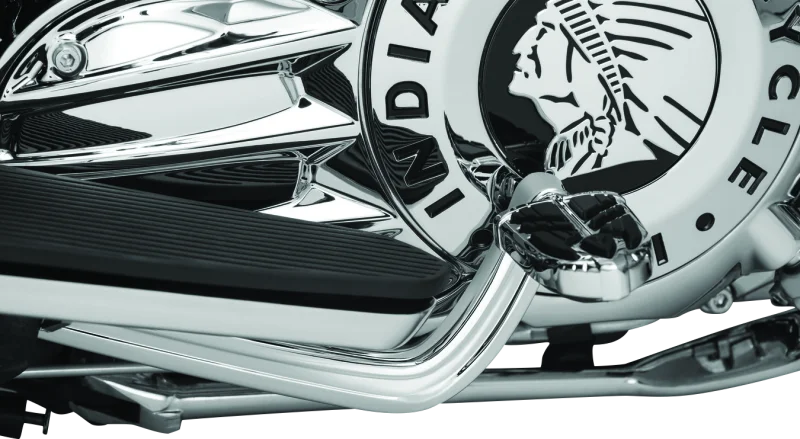 Kuryakyn Heel Shift Lever Indian Chrome - Back View