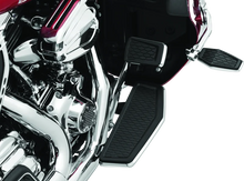 Load image into Gallery viewer, Kuryakyn Hex Driver Floorboards Chrome - Back View